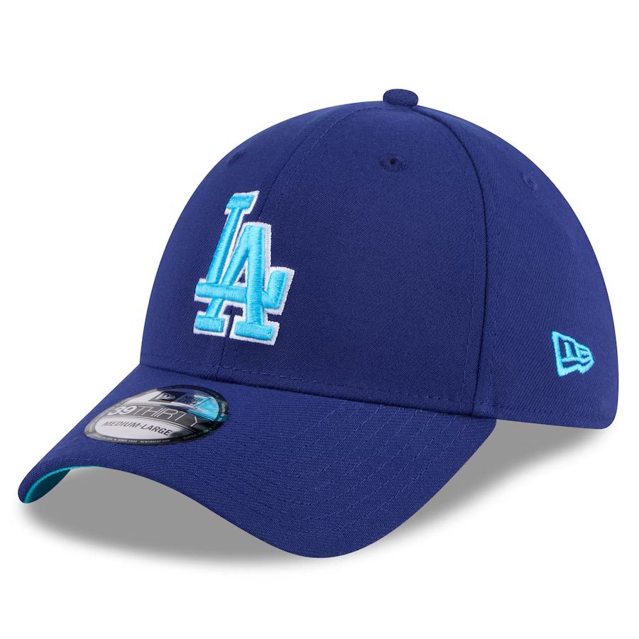Los Angeles Dodgers Men’s 2024 Father's Day New Era 39Thirty Stretch Fit Hat