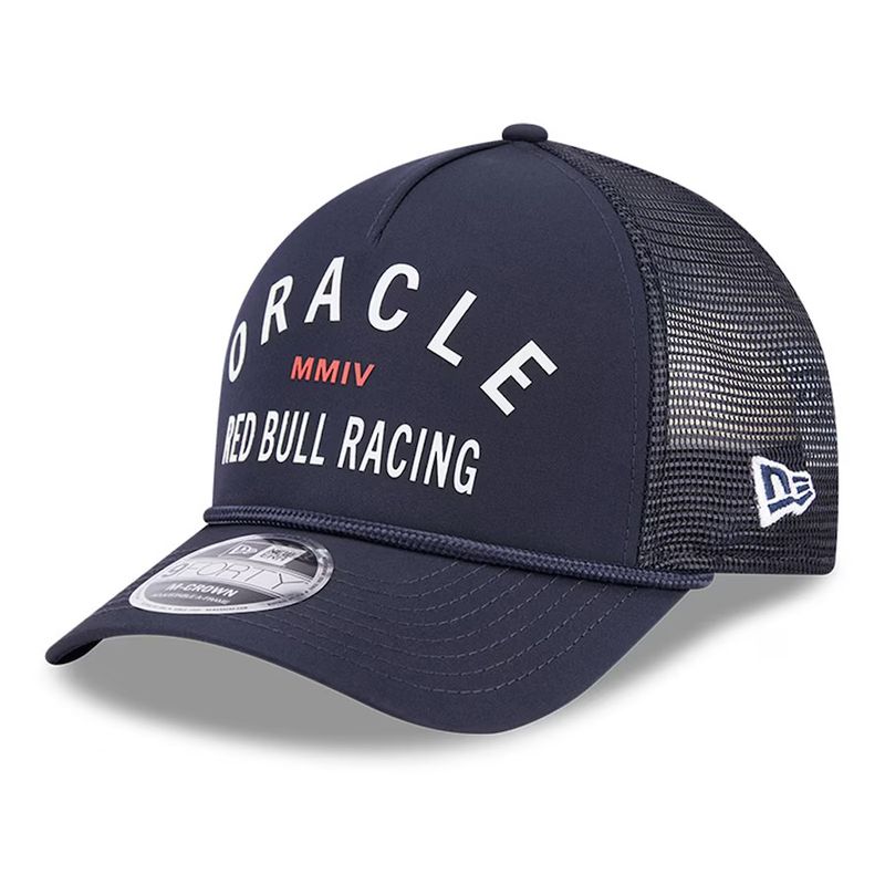 Red Bull Racing Men’s Navy New Era 9FORTY Trucker Hat