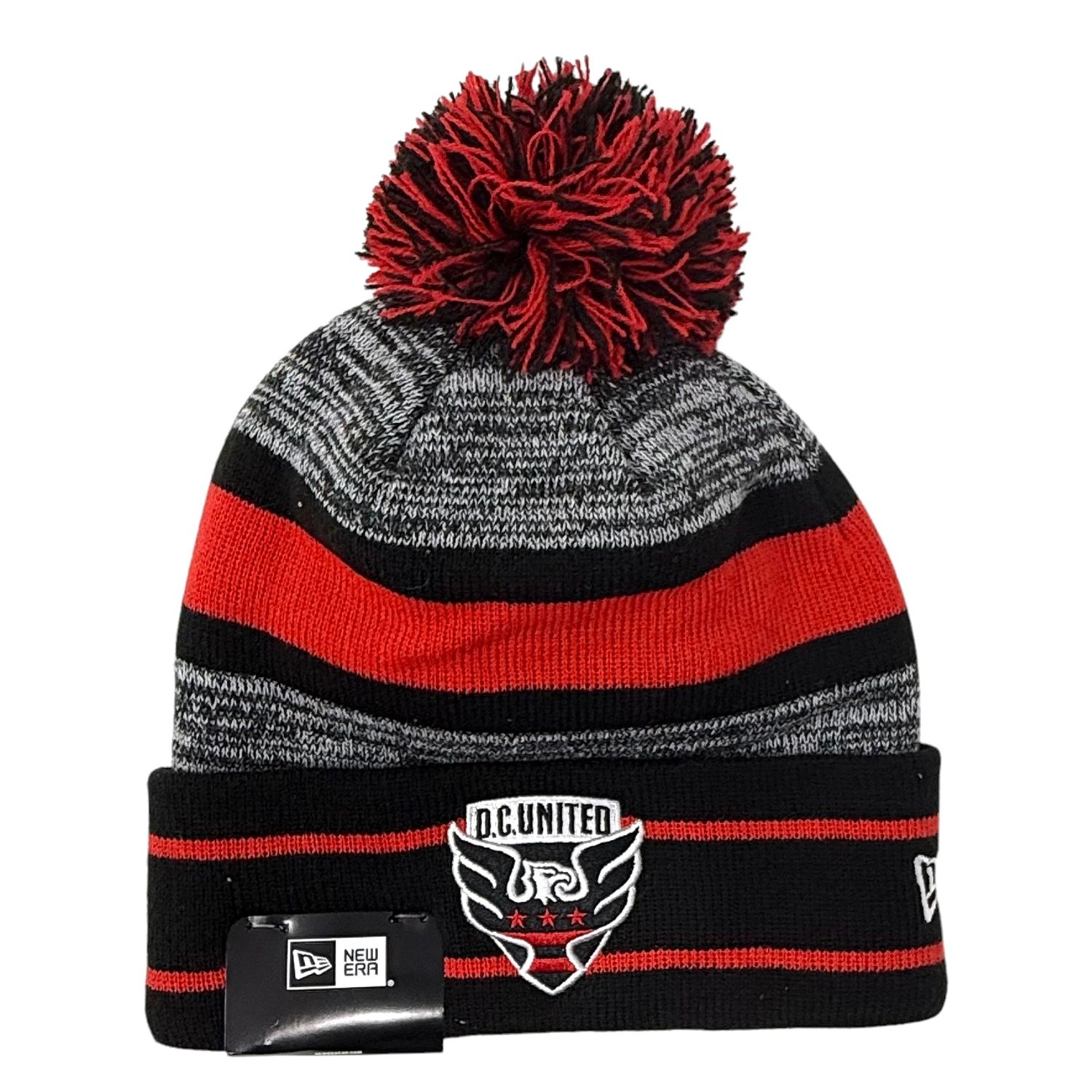 DC United Men’s MLS New Era Cuffed Pom Knit Hat