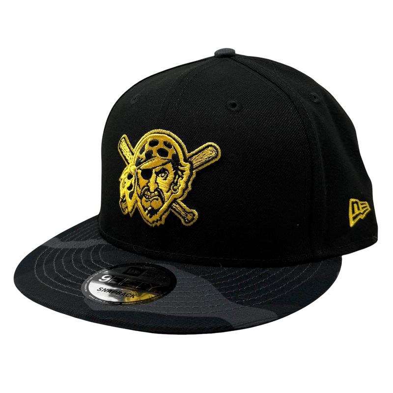 Pittsburgh Pirates Men’s Black Camo New Era 9Fifty Snapback Hat