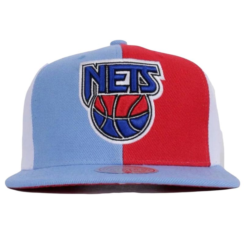 Brooklyn Nets Men’s Mitchell & Ness Pinwheel Snapback Adjustable Hat
