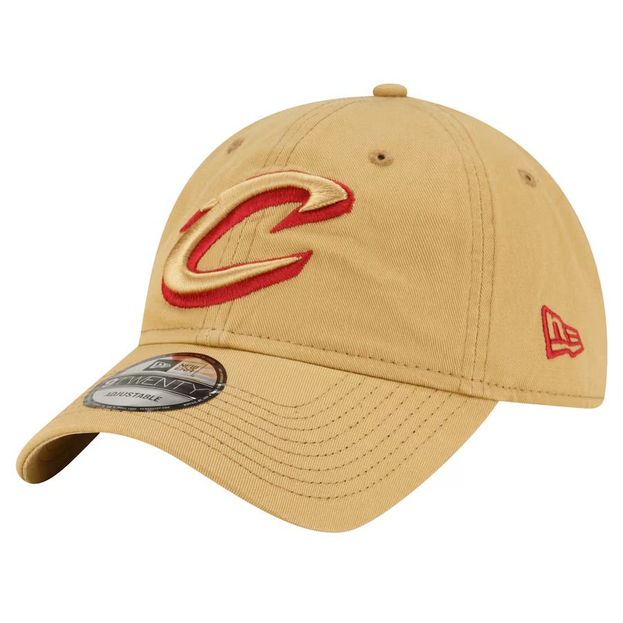 Cleveland Cavaliers Men's Tan New Era 9Twenty Adjustable Hat