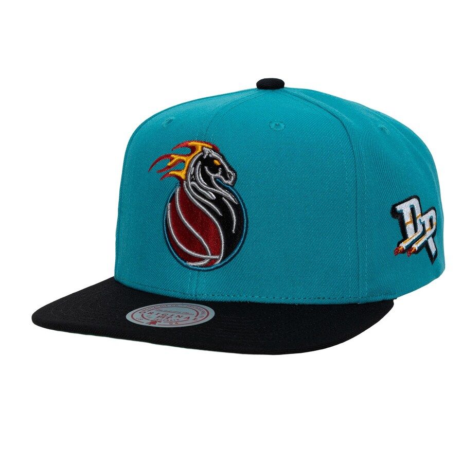 Detroit Pistons Men’s Teal Team Origins Mitchell & Ness Snapback Hat