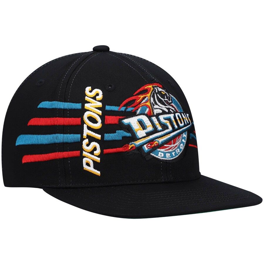 Detroit Pistons Men’s Retro Bolt Mitchell & Ness Snapback Hat