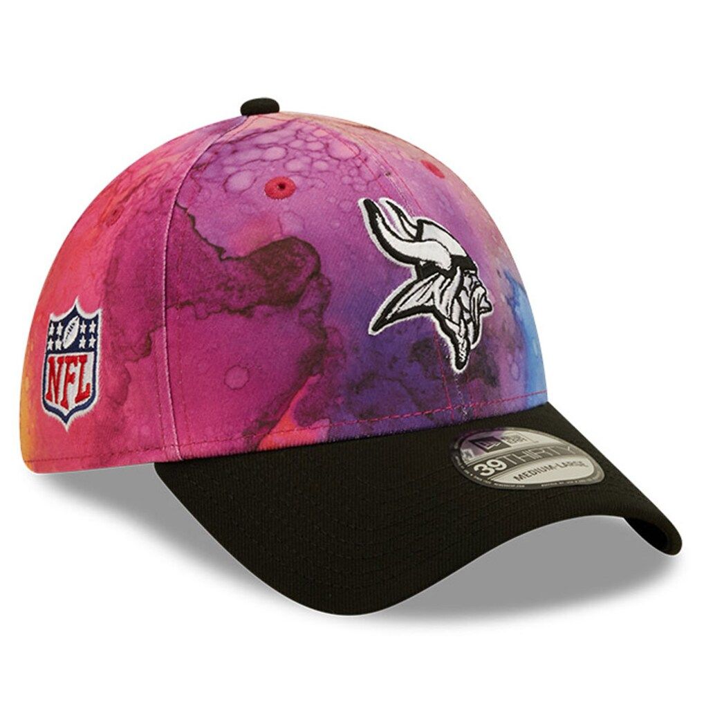 Minnesota Vikings Men's New Era 39Thirty Ink Dye Crucial Catch Fitted Hat