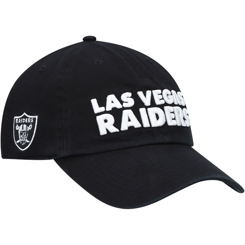 Las Vegas Raiders Men’s Script 47 Brand Clean Up Adjustable Hat Las Vegas Raiders Men’s Script 47 Brand Clean Up Adjustable Hat