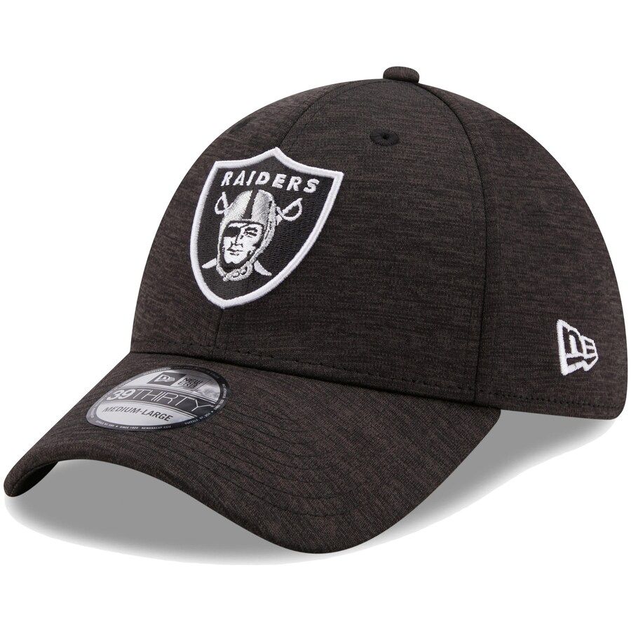 Las Vegas Raiders Men's Shadow New Era 39Thirty Flex Fit Hat