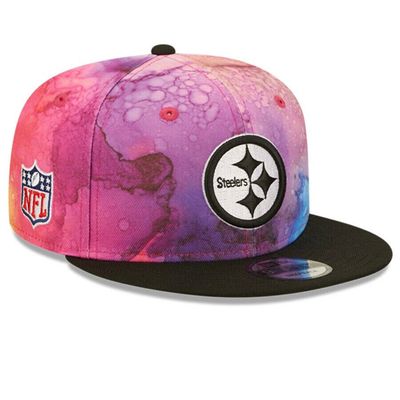 Pittsburgh Steelers Men's New Era 9Fifty Ink Dye Crucial Catch Snapback Hat