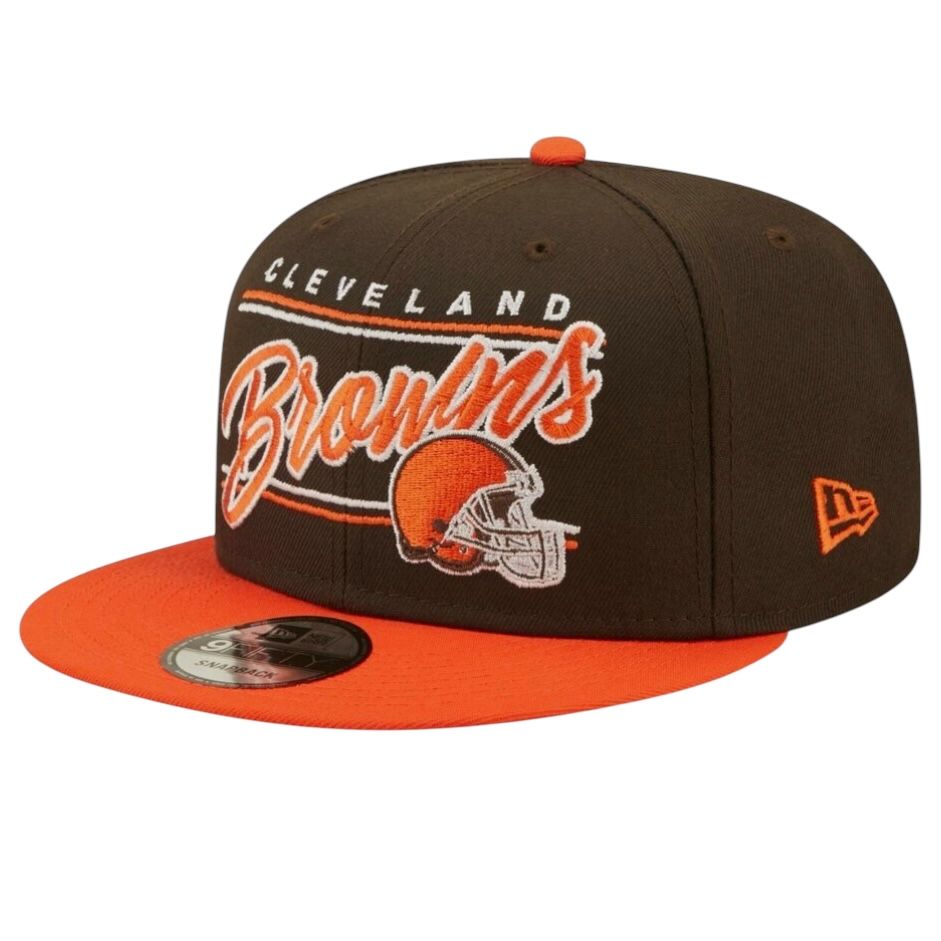 Cleveland Browns Men’s Team Script New Era 9Fifty Snapback Hat