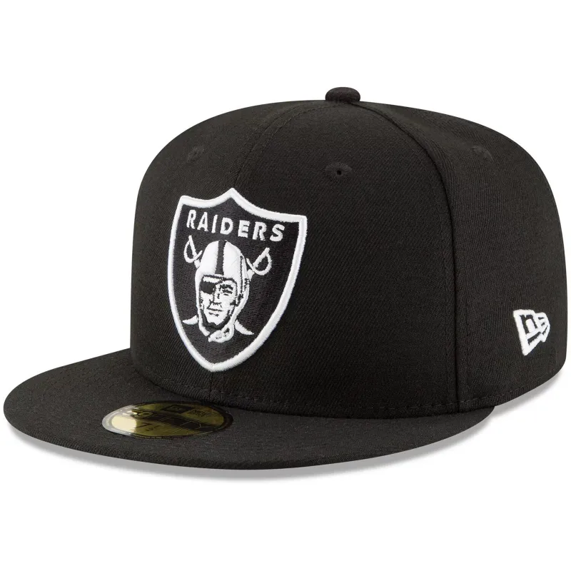Las Vegas Raiders Men’s New Era Black Basic 59Fifty Fitted Hat Las Vegas Raiders Men’s New Era Black Basic 59Fifty Fitted Hat