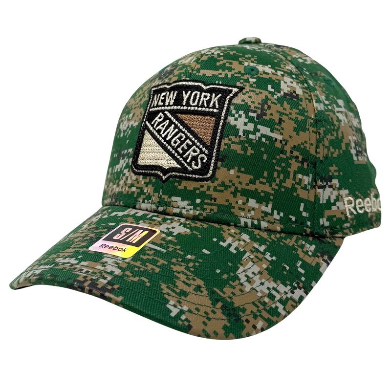 New York Rangers Men’s Reebok Camo Structured Flex Hat