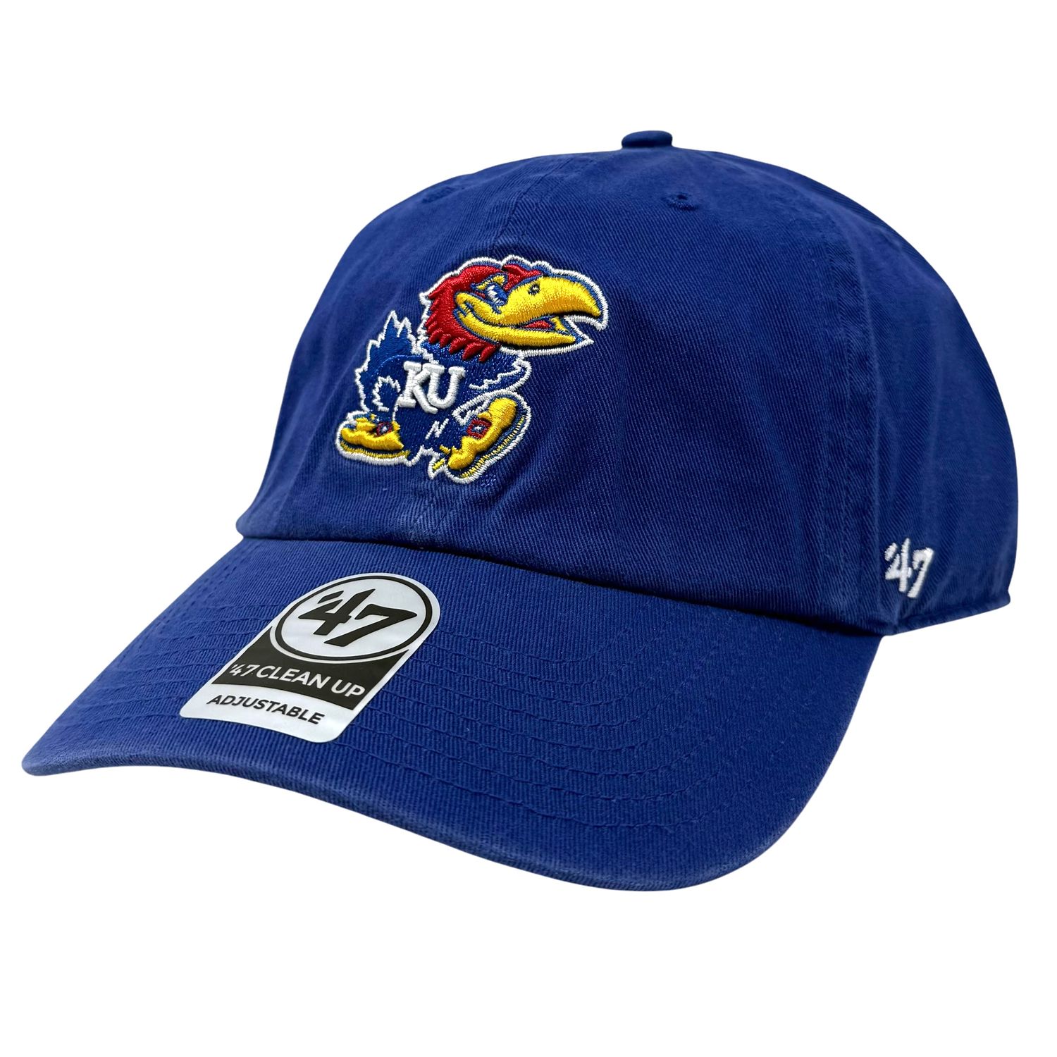 Kansas Jayhawks Men’s 47 Brand Clean Up Adjustable Hat