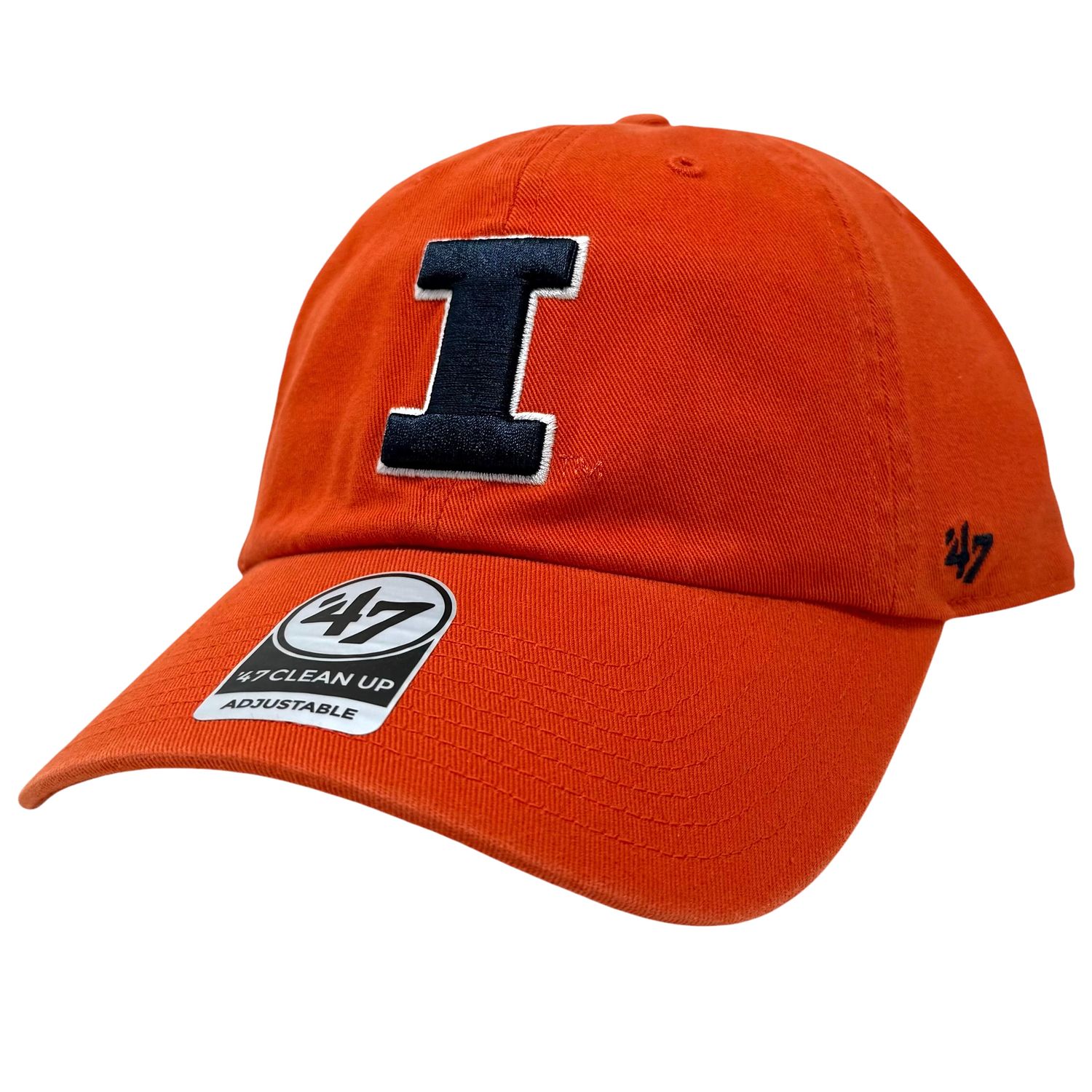 Illinois Fighting Illini Men’s 47 Brand Clean Up Adjustable Hat