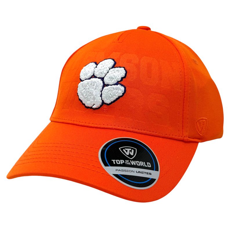 Clemson Tigers Men's Top of the World Snapback Hat Clemson Tigers Men's Top of the World Snapback Hat
