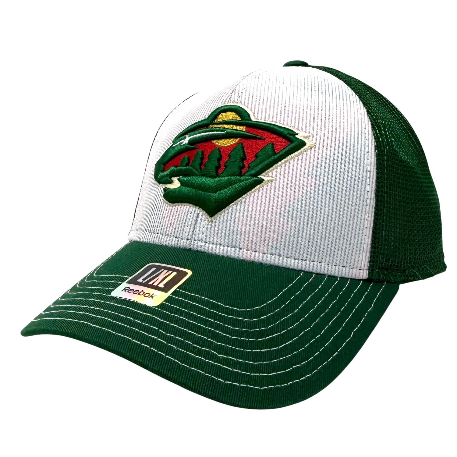 Minnesota Wild Men’s Reebok Structured Center Ice Fitted Hat