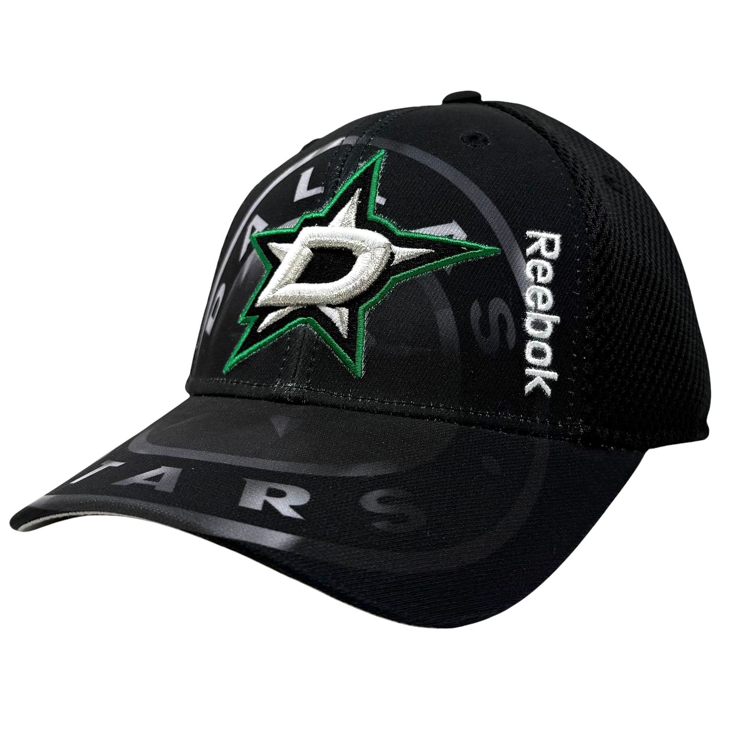 Dallas Stars Men's Reebok Snapback Curved Mesh Back Adjustable Hat
