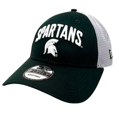 Michigan State Spartans Men's New Era 9Forty Adjustable Team Title Hat Michigan State Spartans Men's New Era 9Forty Adjustable Team Title Hat