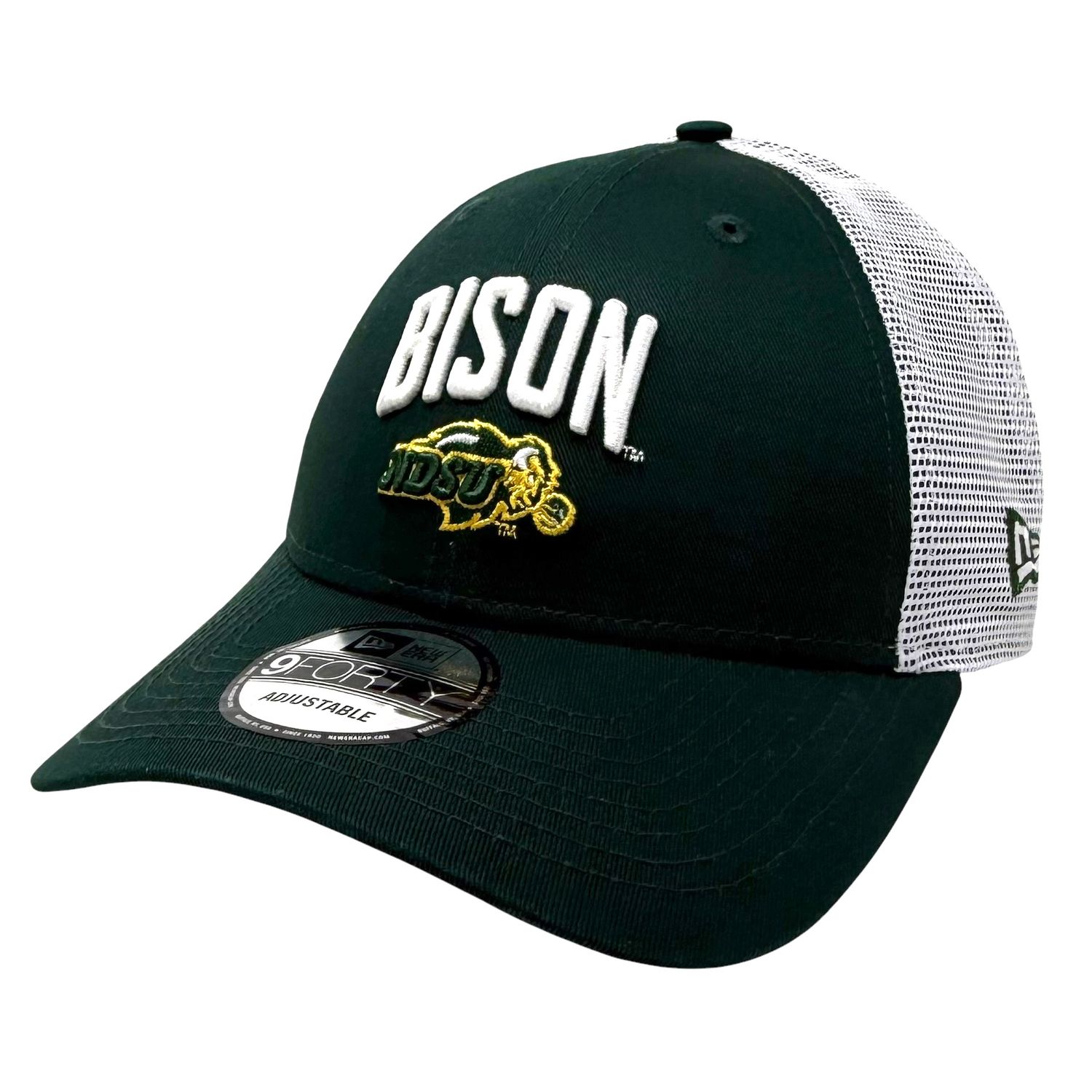 North Dakota State Bison Men's New Era 9Forty Adjustable Hat