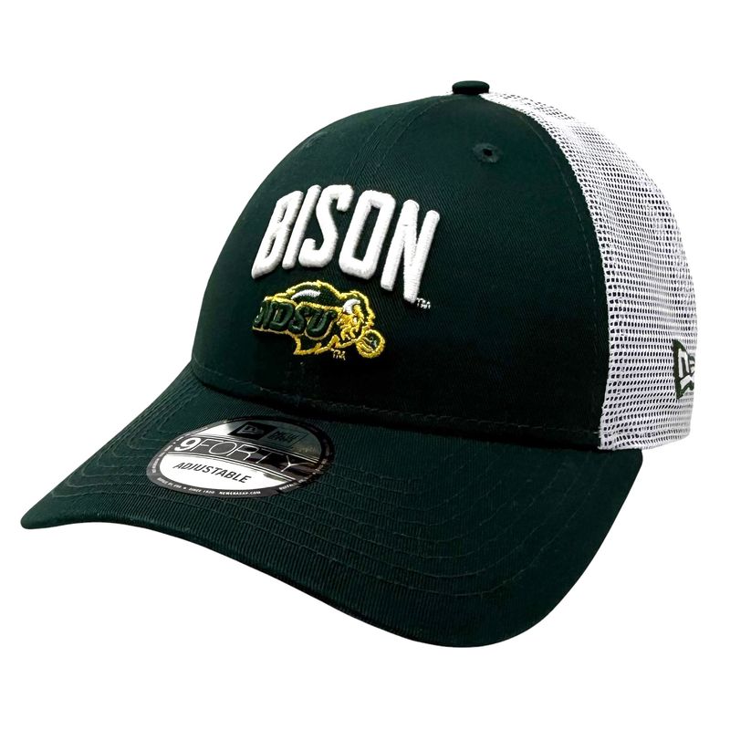 North Dakota State Bison Men's New Era 9Forty Adjustable Hat