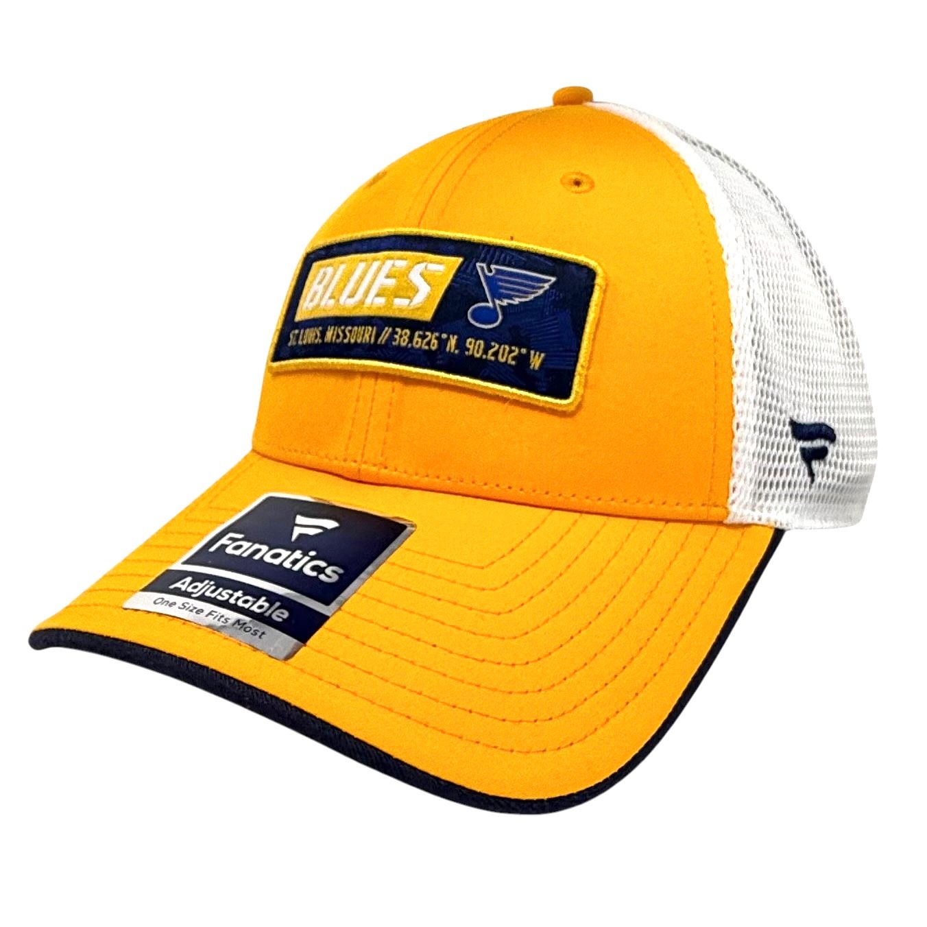 St. Louis Blues Men's Iconic Defender Snapback Adjustable Hat
