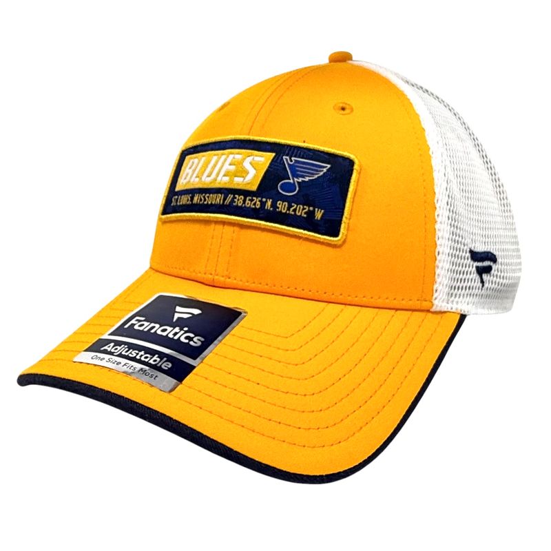 St. Louis Blues Men's Iconic Defender Snapback Adjustable Hat