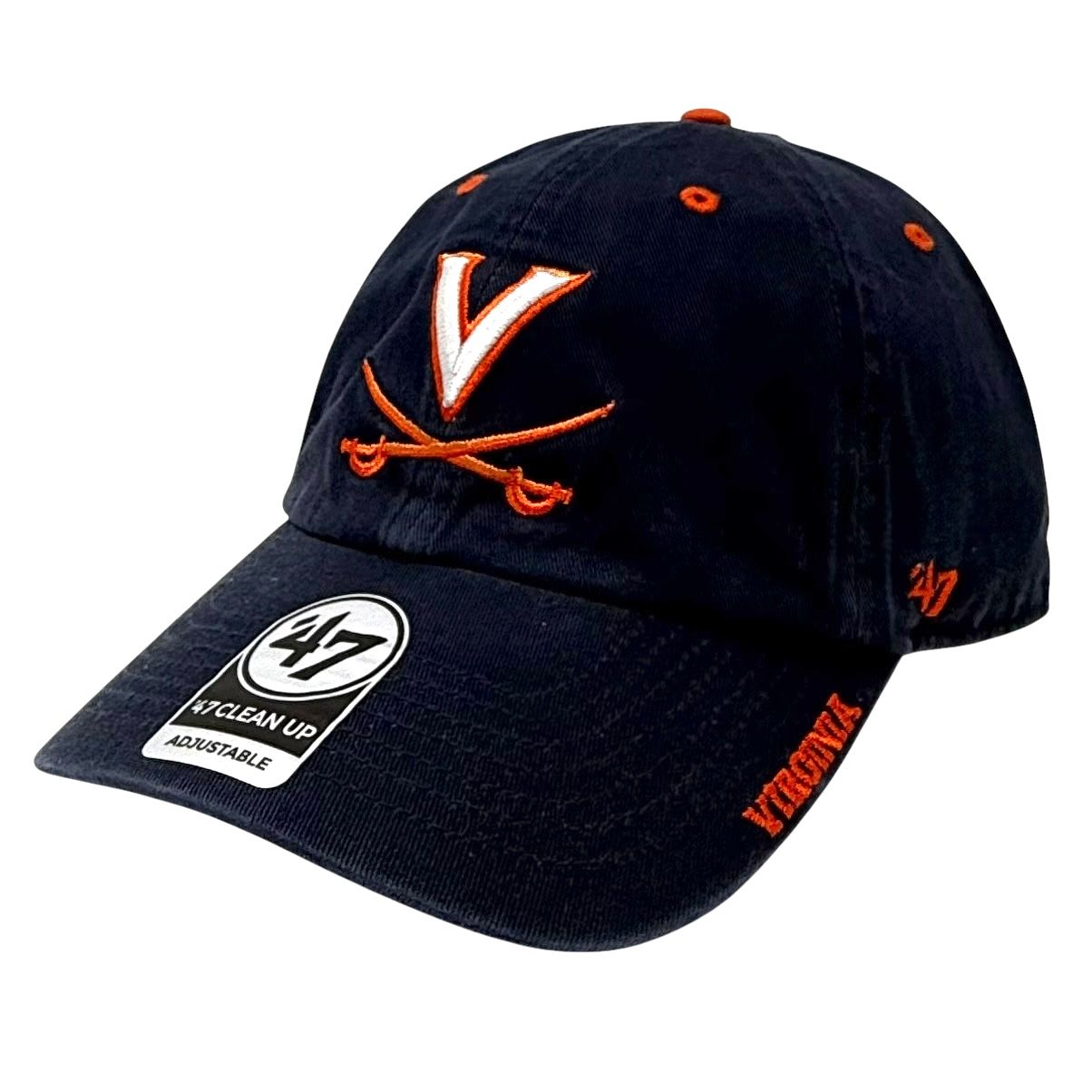 Virginia Cavaliers Men’s 47 Brand Clean Up Adjustable Hat
