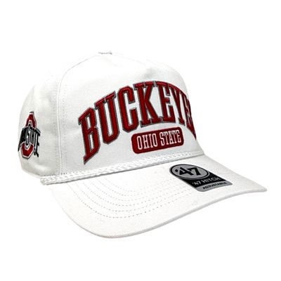 Ohio State Buckeyes Men’s White 47 Hitch Adjustable Hat