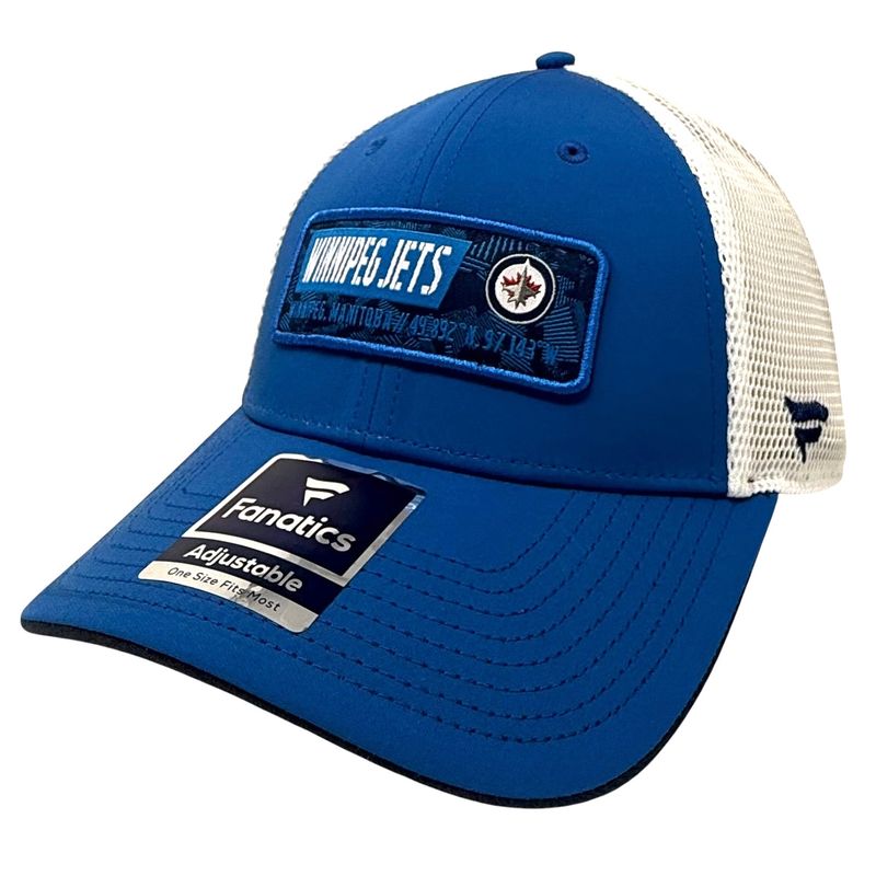 Winnipeg Jets Men's Fanatics Iconic Defender Snapback Adjustable Hat