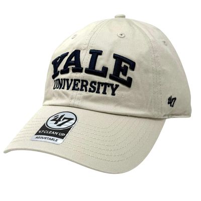 Yale Bulldogs Men’s Gray 47 Brand Clean Up Adjustable Hat