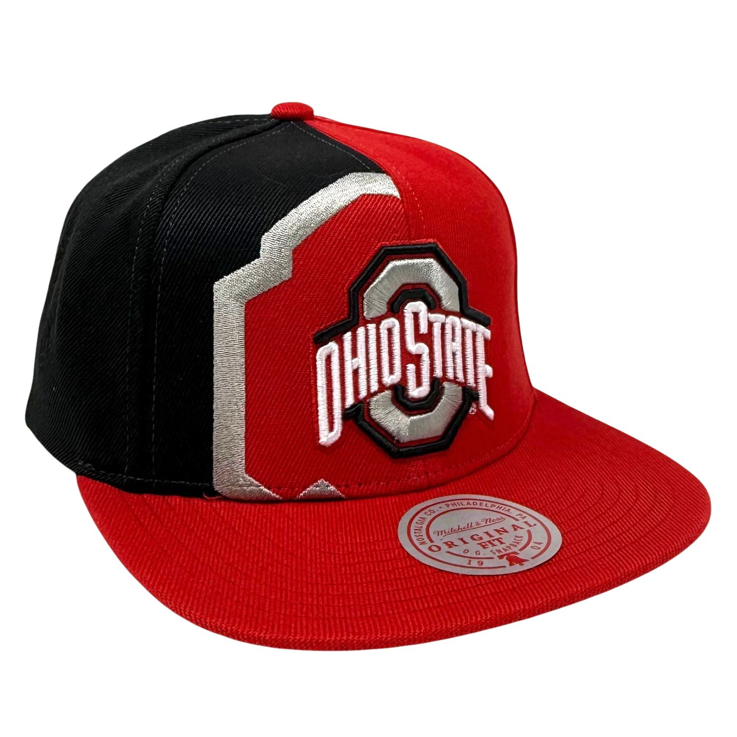 Ohio State Buckeyes Men’s Retroline Mitchell & Ness Snapback Hat