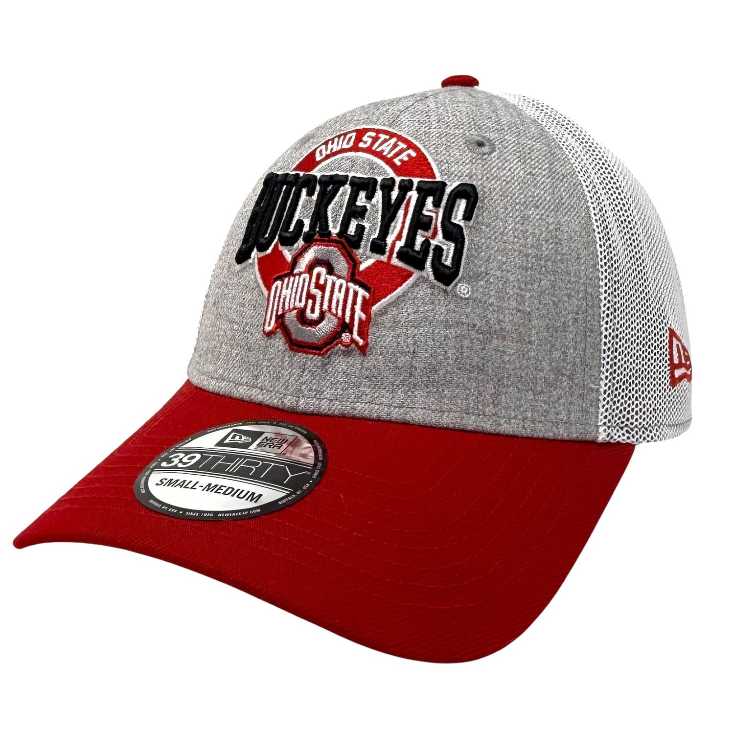 Ohio State Buckeyes Men’s New Era Heather 39Thirty Fitted Hat