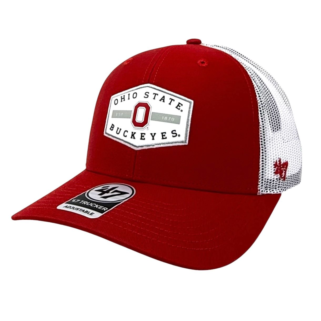 Ohio State Buckeyes Men’s 47 Brand Trucker Adjustable Hat