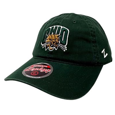 Ohio Bobcats Men's Green Zephyr Adjustable Hat