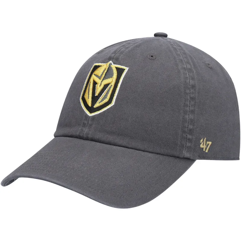 Vegas Golden Knights Gray Men’s 47 Brand Clean Up Adjustable Hat