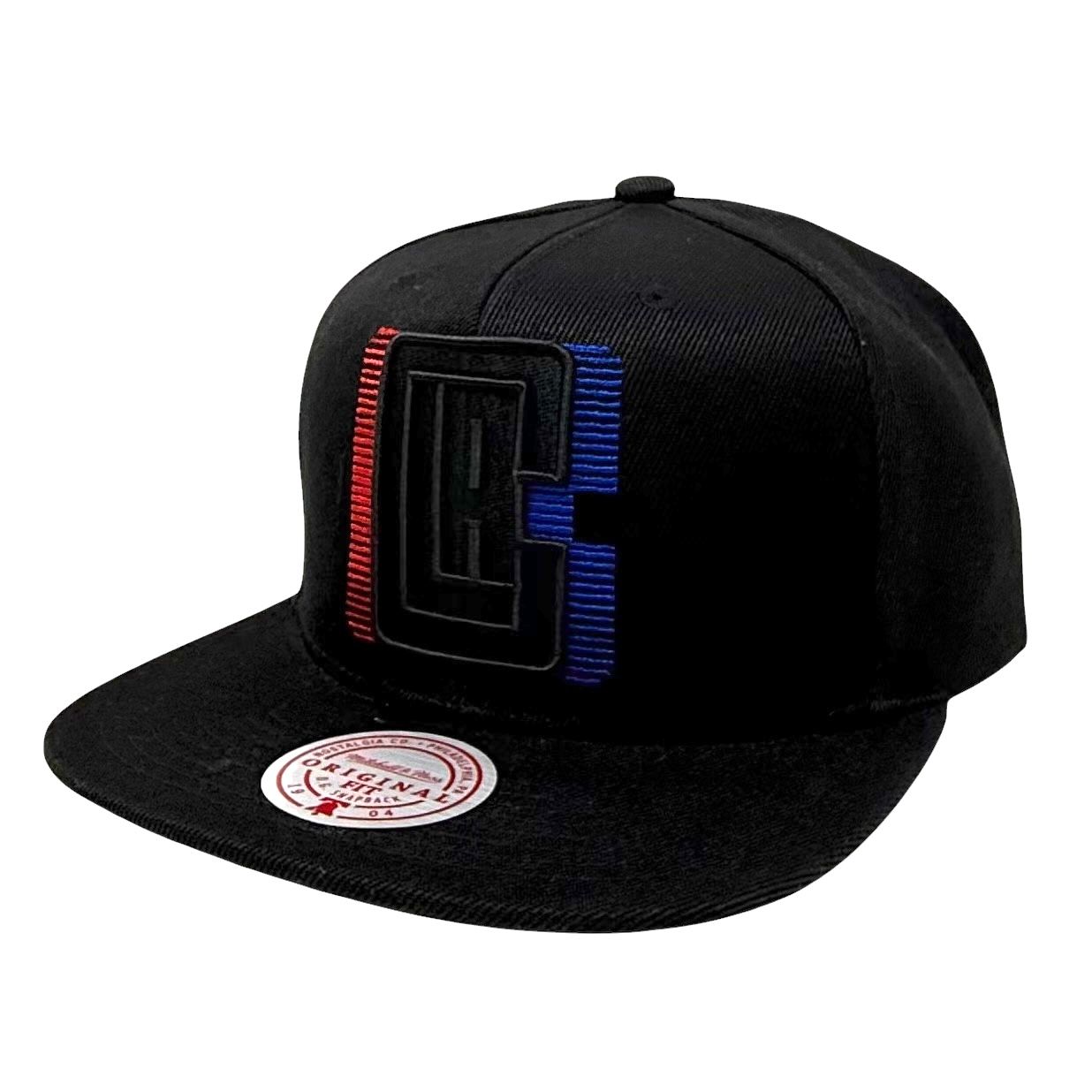 Los Angeles Clippers Men’s Mitchell & Ness Blackout Snapback Hat