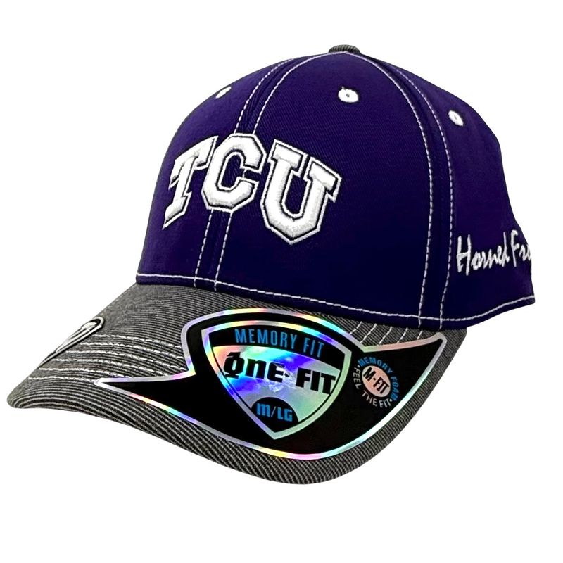 TCU Horned Frogs Men’s Top of the World One Fit Memory Hat