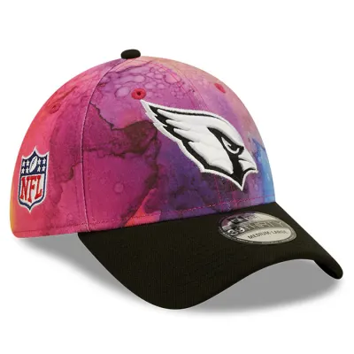 Arizona Cardinals Men's New Era 39Thirty Ink Dye Crucial Catch Fitted Hat
