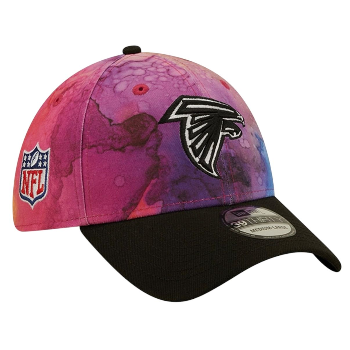 Atlanta Falcons Men's New Era 39Thirty Ink Dye Crucial Catch Fitted Hat
