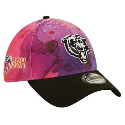 Chicago Bears Men's New Era 39Thirty Ink Dye Crucial Catch Fitted Hat