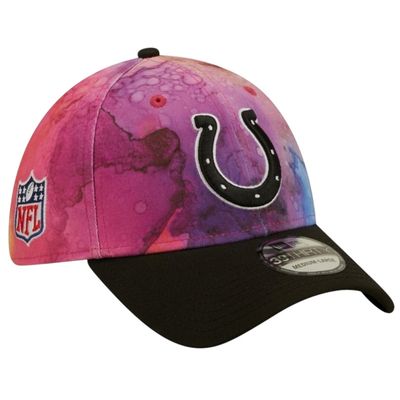 Indianapolis Colts Men's New Era 39Thirty Ink Dye Crucial Catch Fitted Hat
