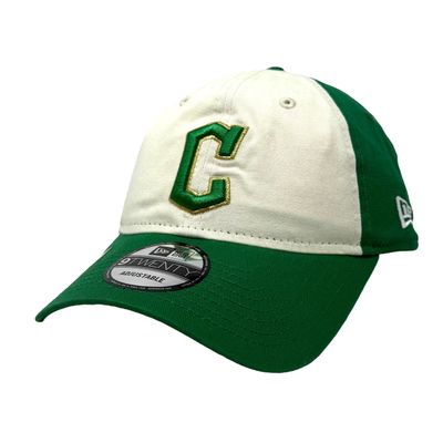 Cleveland Guardians Men’s New Era 9Twenty White/Green St. Patrick's Day Adjustable Hat Cleveland Guardians Men’s New Era 9Twenty White/Green St. Patrick's Day Adjustable Hat