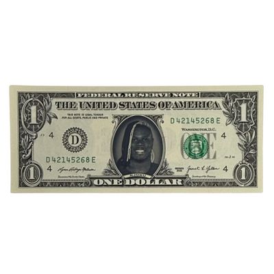 David Njoku Famous Face Dollar Bill David Njoku Famous Face Dollar Bill
