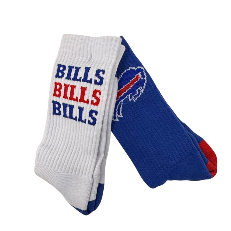 Buffalo Bills Men’s Premier Knit Crew Strideline Socks 2 Pack
