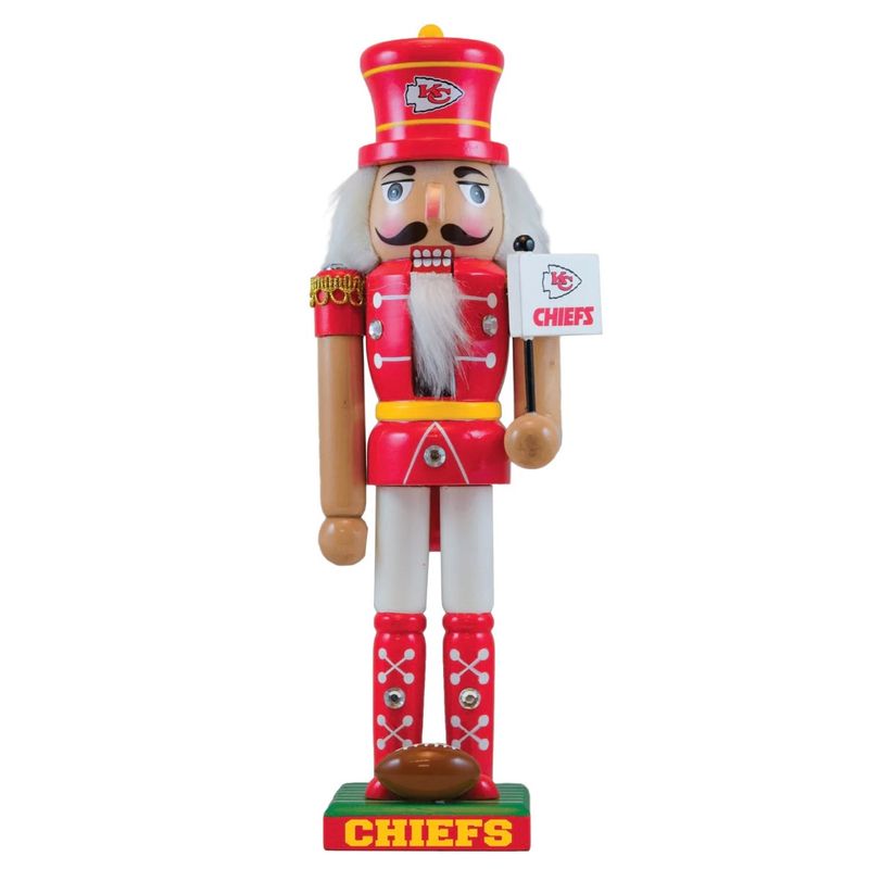 Kansas City Chiefs 12” x 3” Nutcracker Kansas City Chiefs 12” x 3” Nutcracker