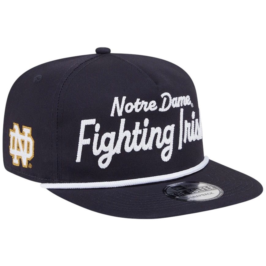 Notre Dame Fighting Irish Men's New Era The Golfer Snapback Hat