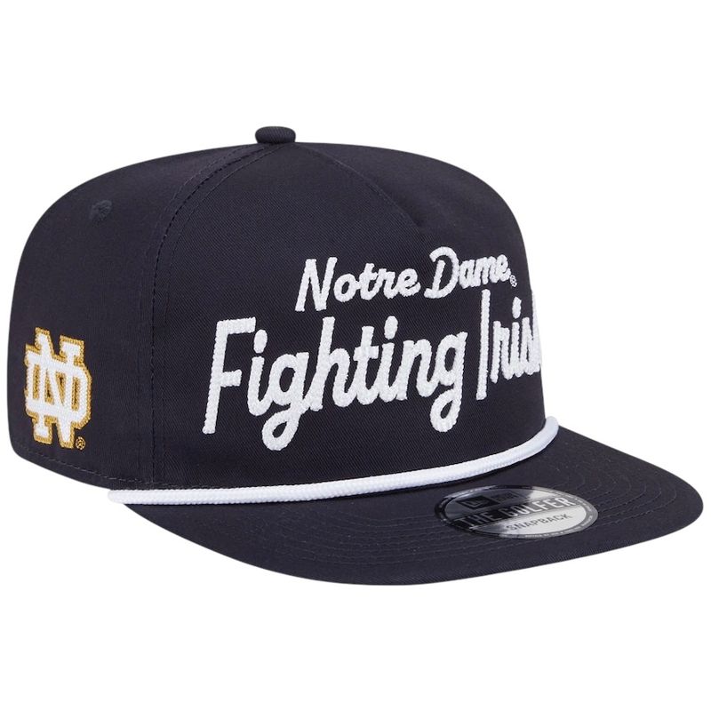 Notre Dame Fighting Irish Men's New Era The Golfer Snapback Hat