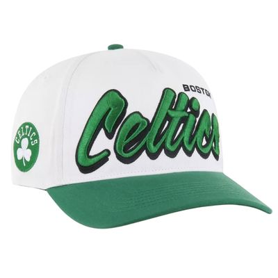 Boston Celtics Men’s White Drop Shadow 47 Hitch Adjustable Hat