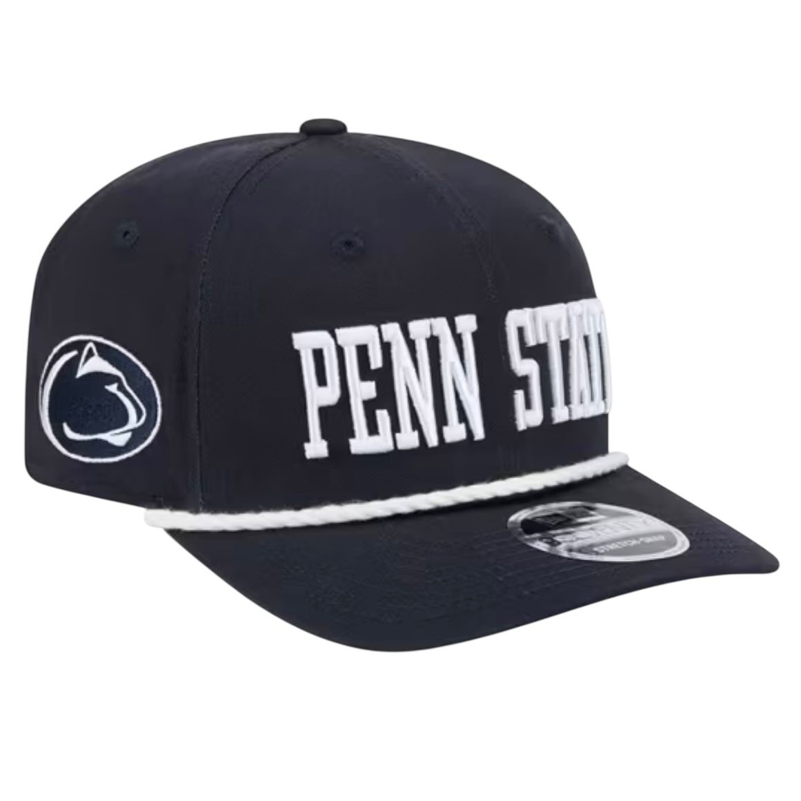 Penn State Nittany Lions Men's Navy Wordmark New Era NCAA 9Seventy Stretch-Snap Hat