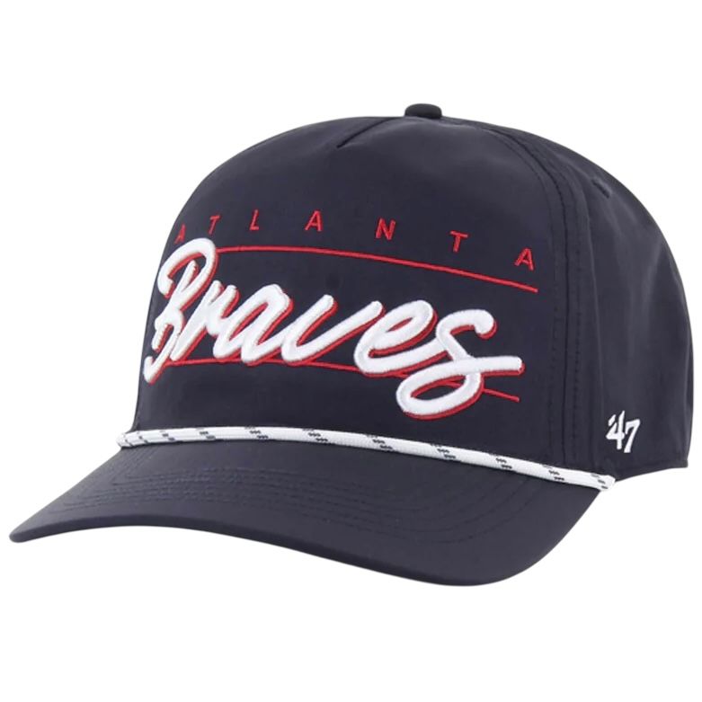 Atlanta Braves Men’s Navy 47 Condor Hitch Adjustable Hat