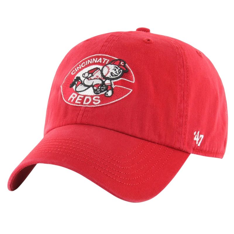 Cincinnati Reds Men’s 47 Brand Clean Up Adjustable Hat